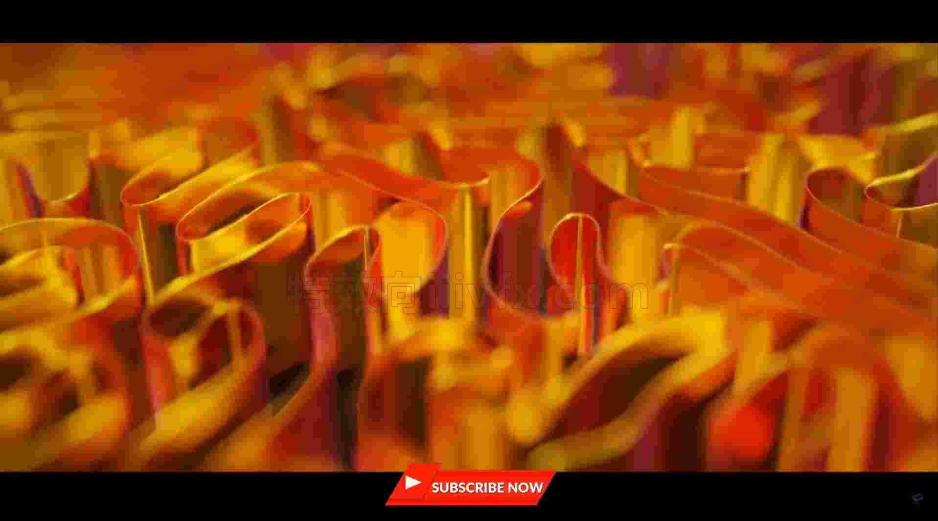 C4D风格样条Cinema 4D Style Abstract Spline in Houdini