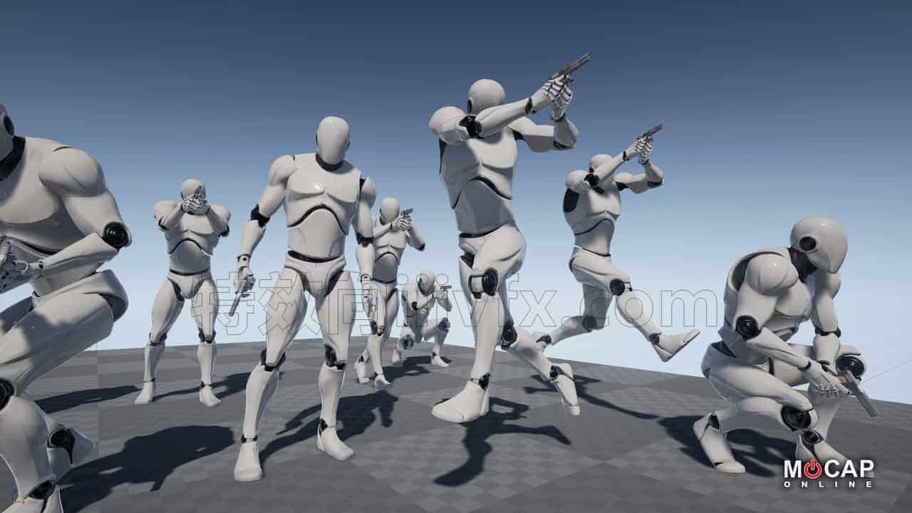 Pistol_Pro手枪_专业-UE5动作库