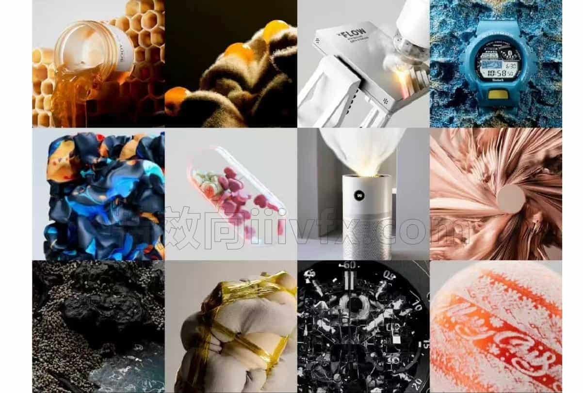 Nick Medukha houdini 产品动态频道整合【订阅】Houdini+Redshift从入门到进阶高质量动态产品渲染高级课程特效