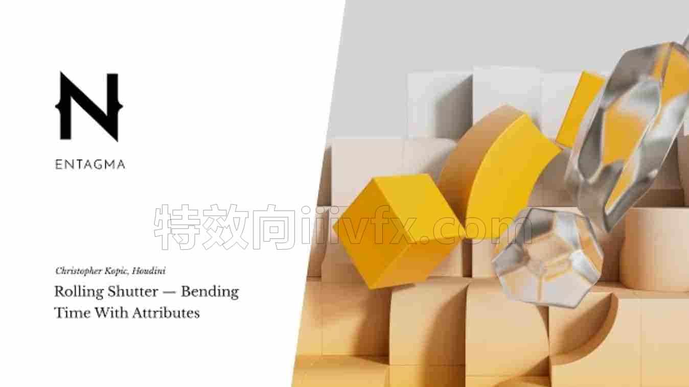 [entagma]Houdini魔术师：用属性弯曲时间-变形运动物体