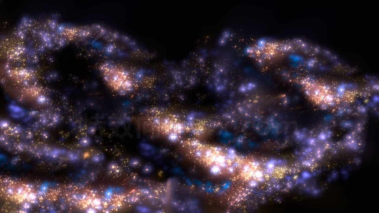 houdini制作黑暗发光的银河星系hip工程