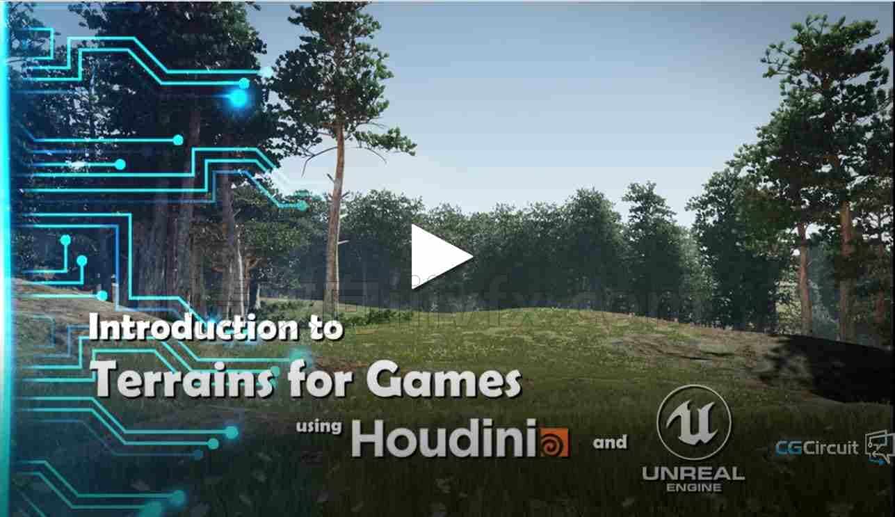 houdini和虚幻创建地形Intro to Terrains in Houdini and Unreal