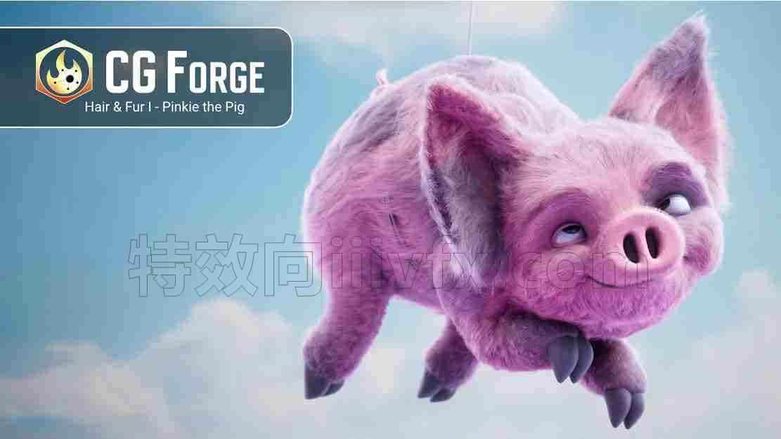 [个人制作工程]Houdini毛发头发 Hair & Fur I 飞天猪cgforge