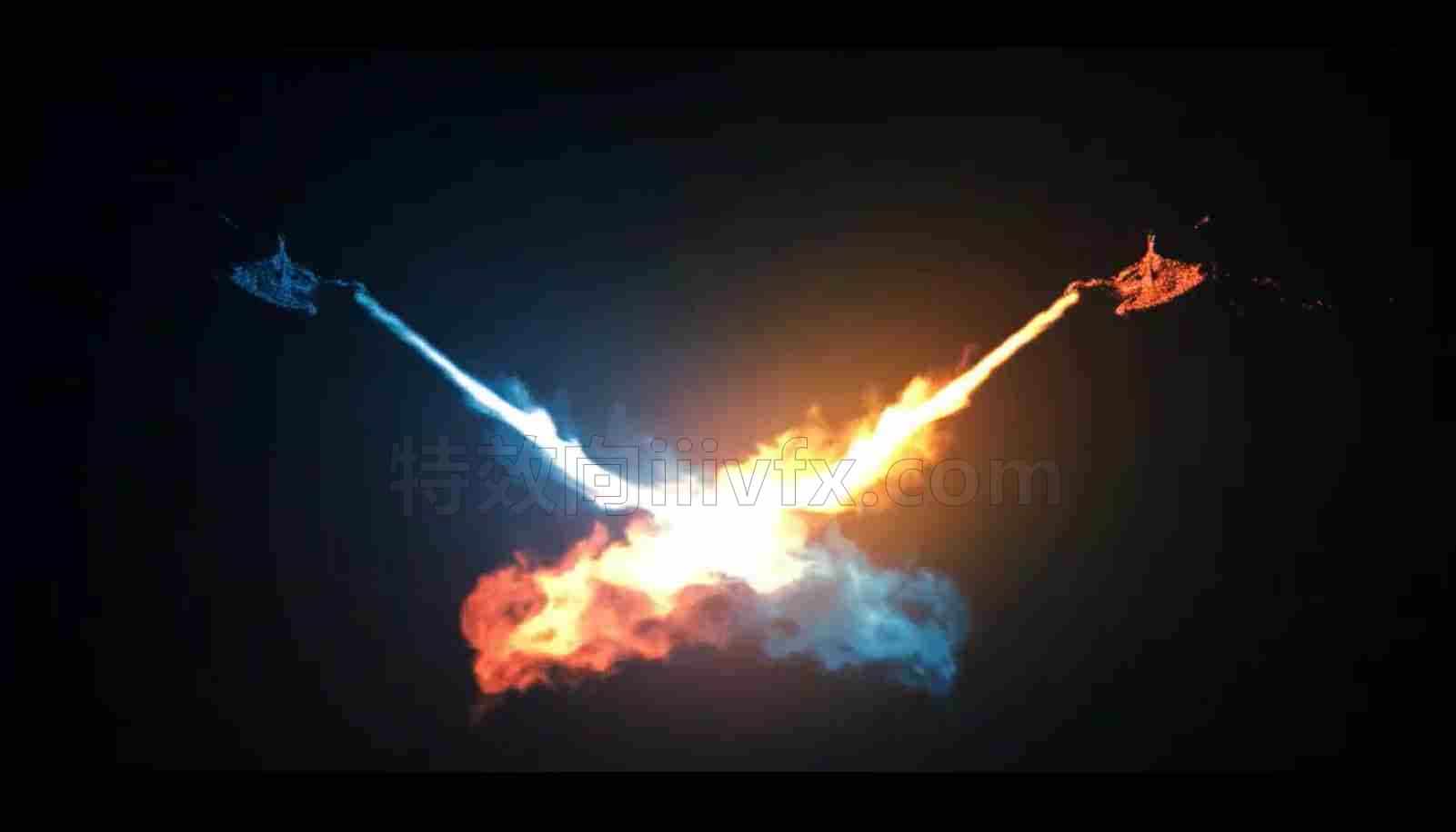 houdini火龙喷火发射器工程dragon fire in Houdini