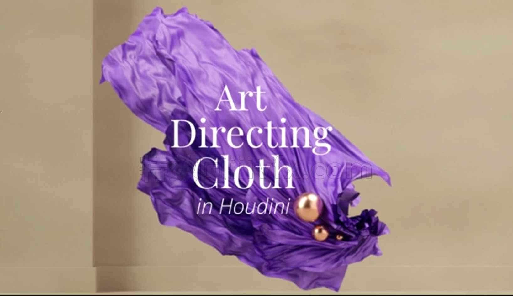 houdini的布料指导艺术vellum布料 Art Directing Cloth in Houdini学校 221