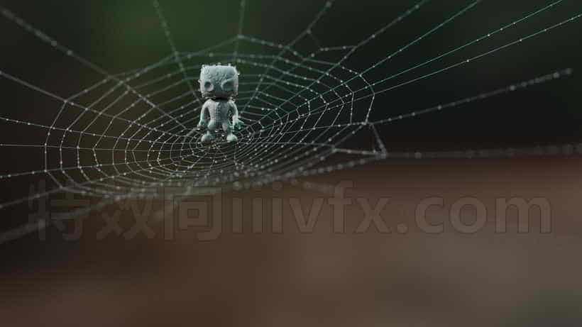 houdini蜘蛛网静帧