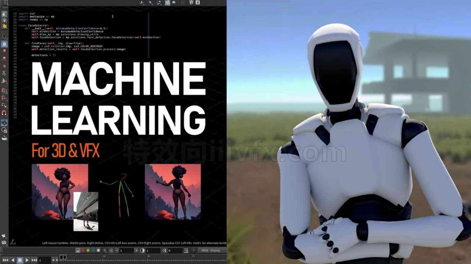 拟完结 价值1500美元 拳头3D和VFX机器学习的终极指南Machine Learning For 3D & VFX | Course Trailer (Pro Coding Training) 无密