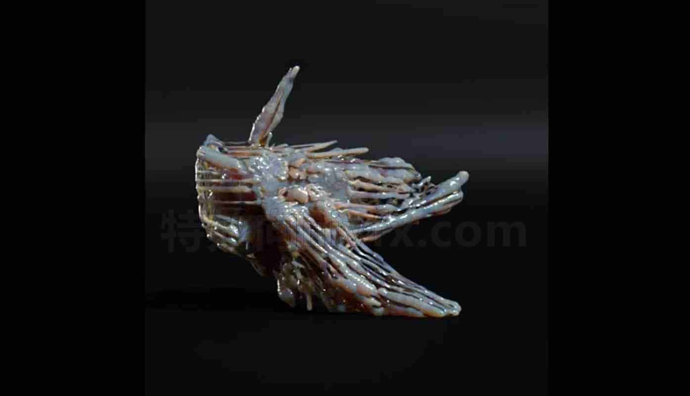 物体动画粘连粘液线条动画vellum sticky objects ( hip files )