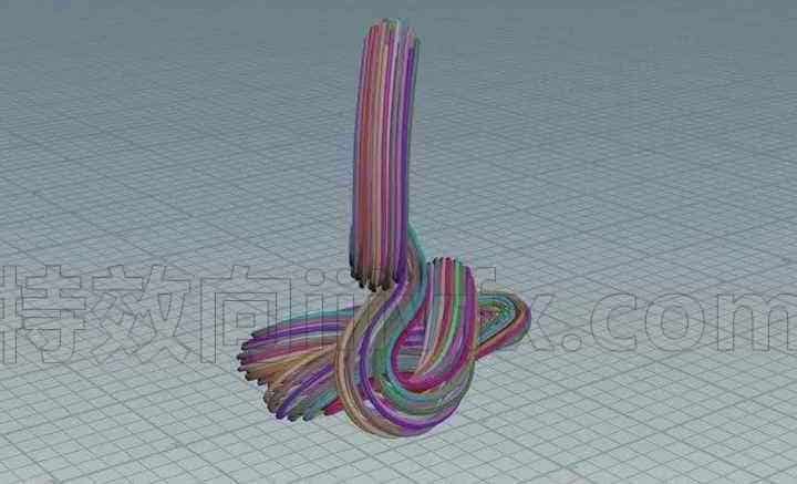 Vellum线绳垂落Wires:Vellum(quasistatic)+Solver (hip)