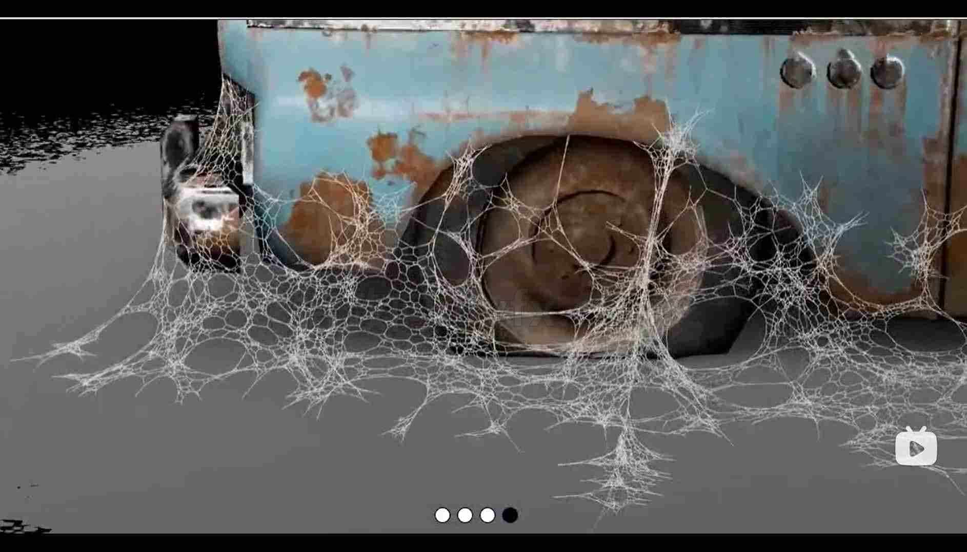 【免费】houdini19.5使用hda快速生成蛛网工程文件 包含hda