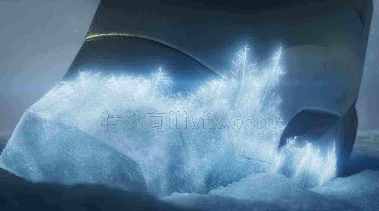 Houdini & Nuke VFX 程序化粒子生长结冰Frozen Particles FX下雪花 Karma XPU渲染器 遮罩黑洞Voxyde