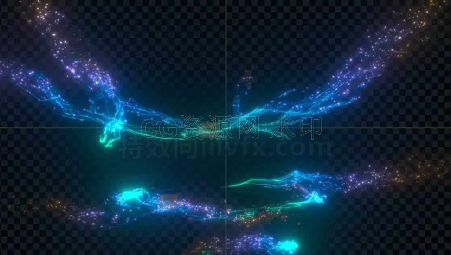 Houdini幻想粒子演示Fantasy particle convergence hip houdini