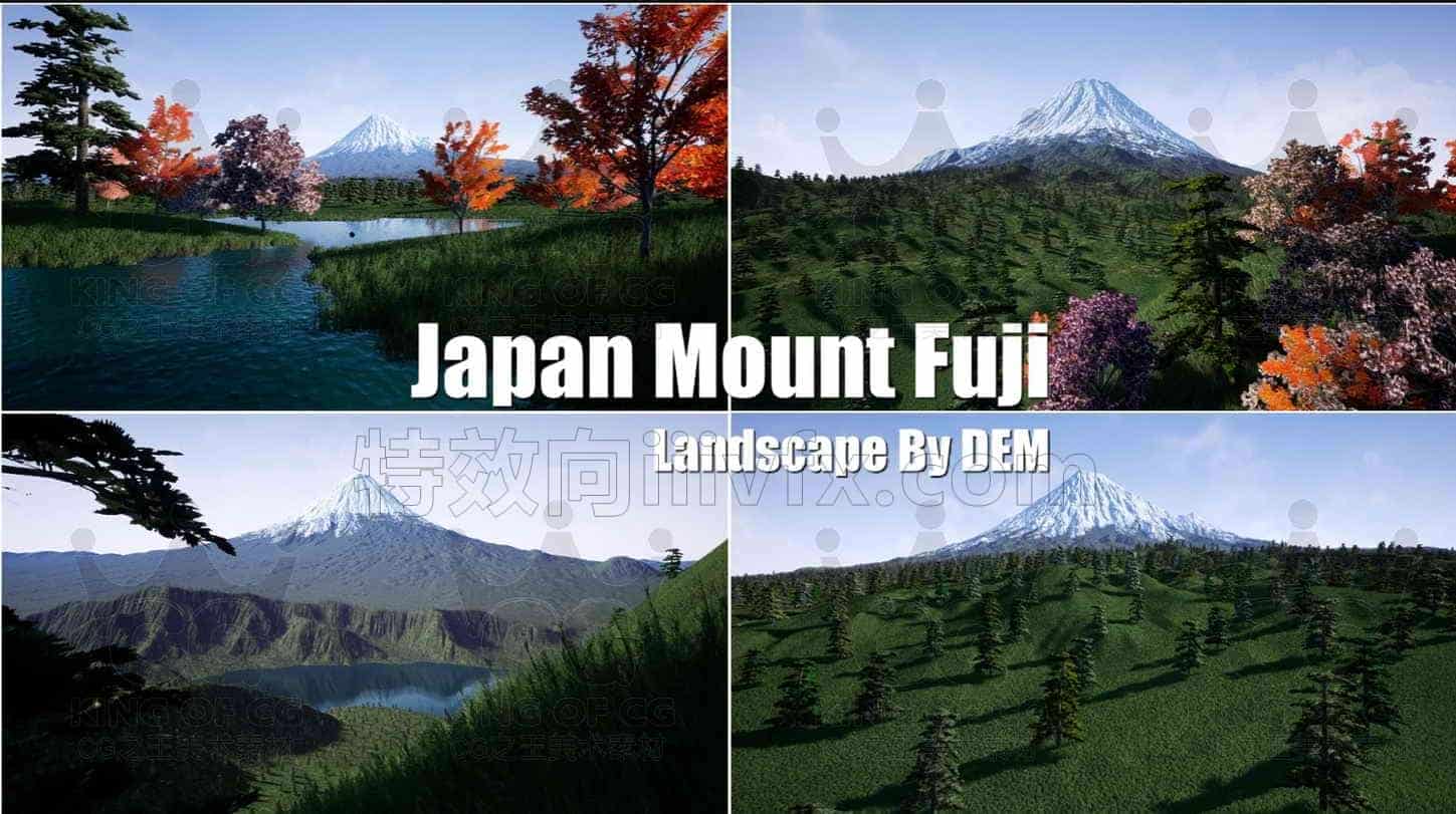 古风国风模型UE5018-Japanese-city-pack雅典古代建筑日式风格UE5项目