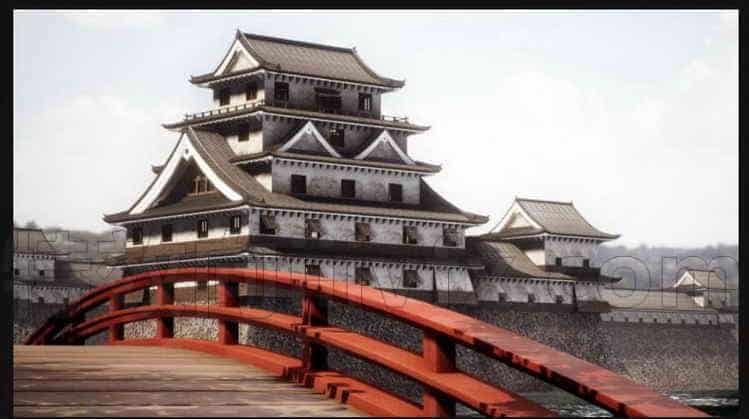 古风国风模型UE5019-Japanese-Modular-Castle雅典古代建筑日式风格UE5项目