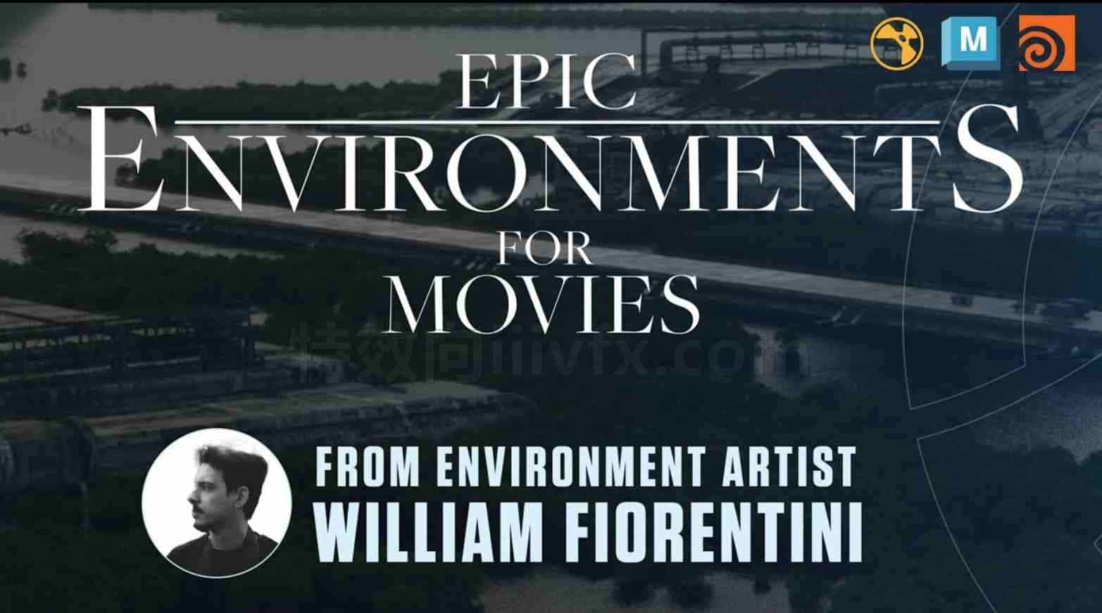 官网投票为图2(4月9号)Houdini史诗级环境电影教程EPIC ENVIRONMENTS FOR MOVIES-专业国产翻译doublejumpacademy双跳学院
