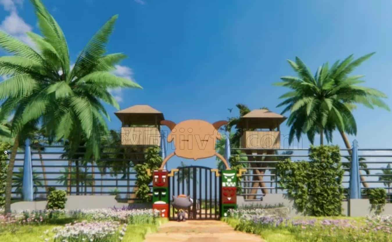 羊村大门模型