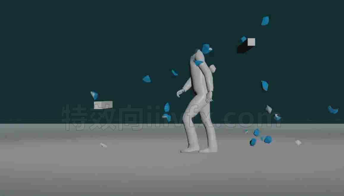 Houdini带动画物体的破碎Houdini – fracturing animated object  hip工程文件