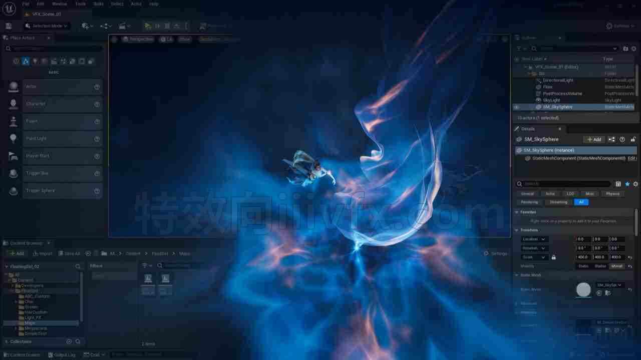 UE5游戏特效：创建一个幻想场景VFX for Games: Creating a Fantasy Scene虚幻搜索