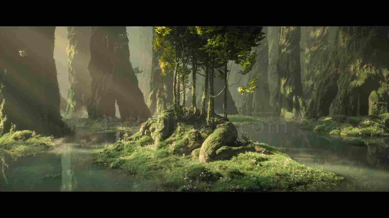 幽灵公主山兽神森林–Speedtree+Houdini 高级教程