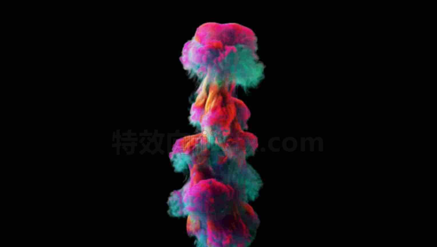 彩色烟雾hip工程Houdini 18.5 Pyro Sim Project Files