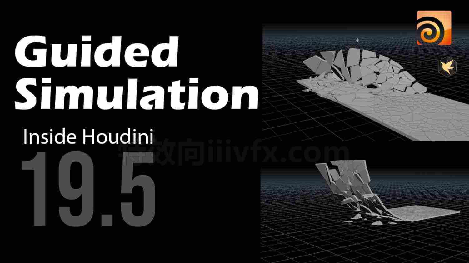 Houdini刚体引导扭曲解算工程