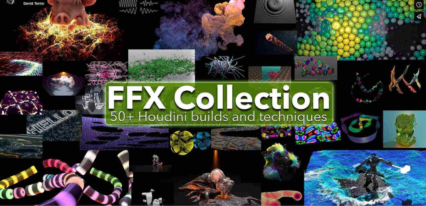 Houdini最强HDA集合特效插件FFX Collection A