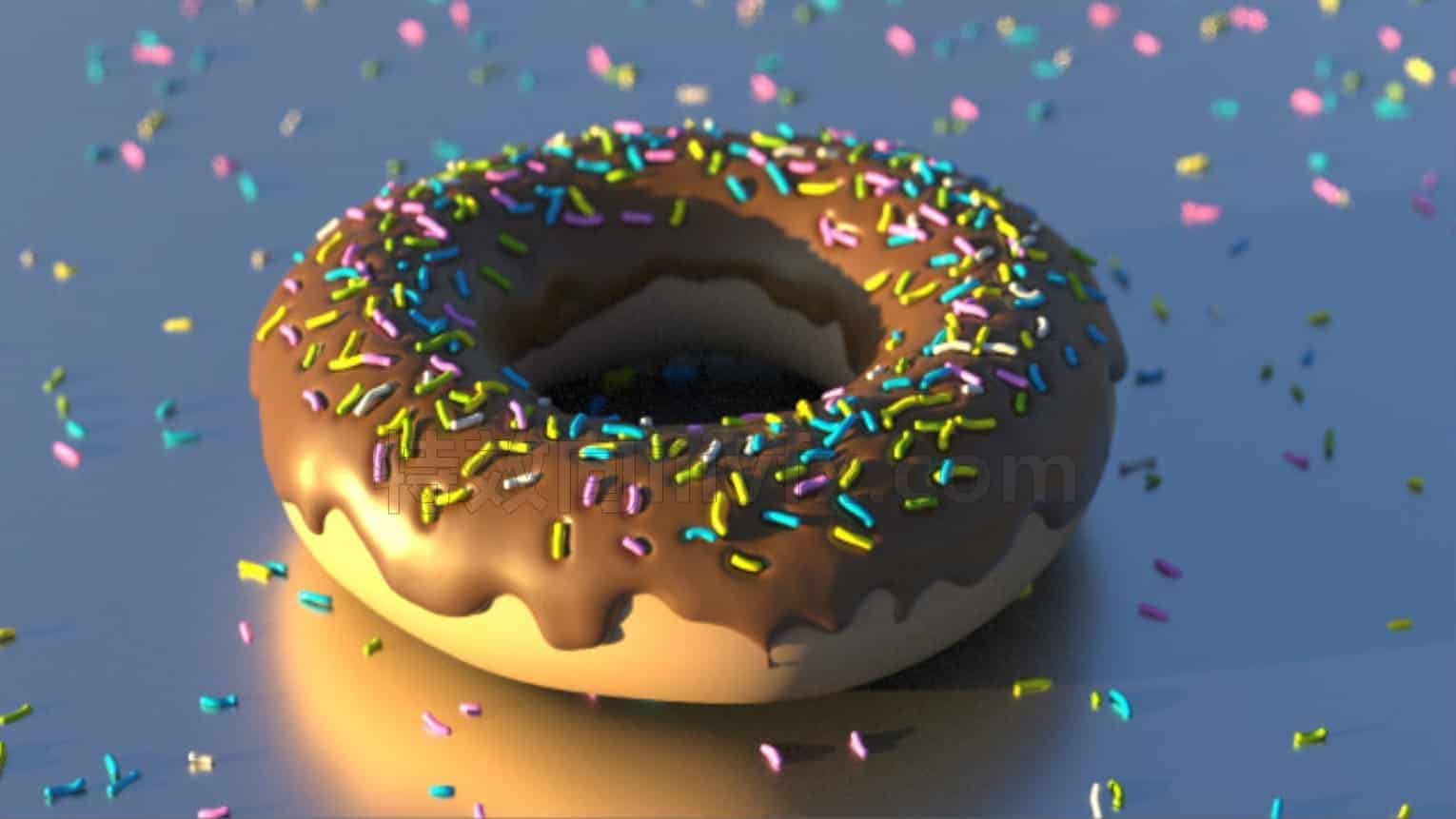 Houdini程序化donut甜甜圈模型hip臀部工程文件