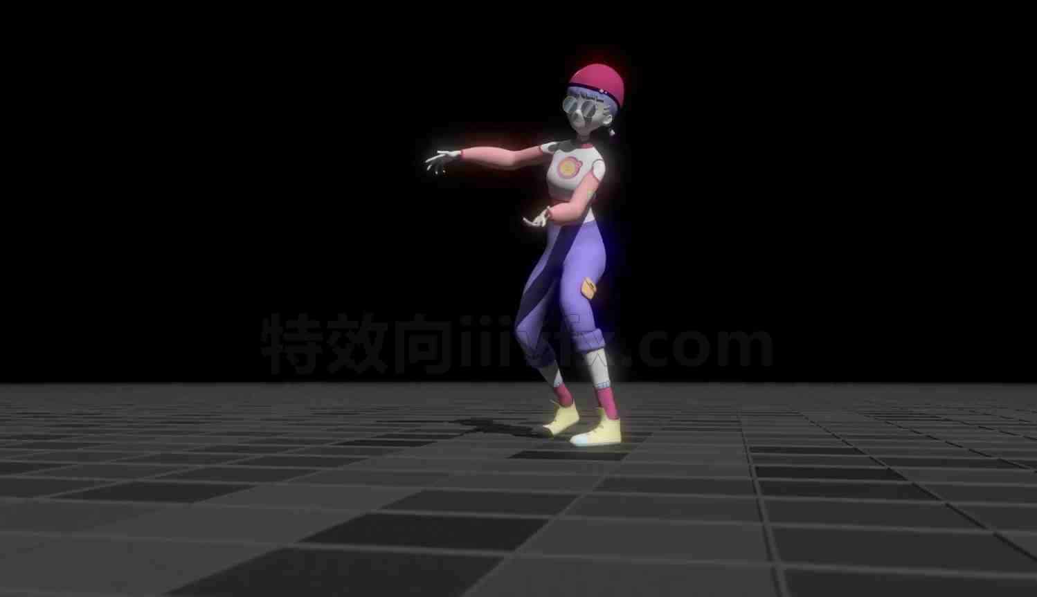 Houdini中像素故障效果幽灵工程 3D Glitch Effect