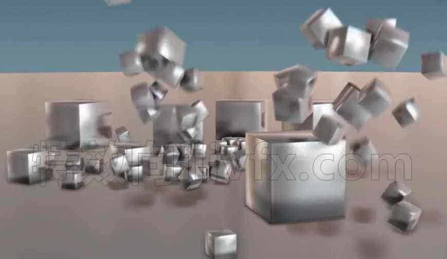 方盒子迭代复制Replicating Cubes – Scene Breakdown