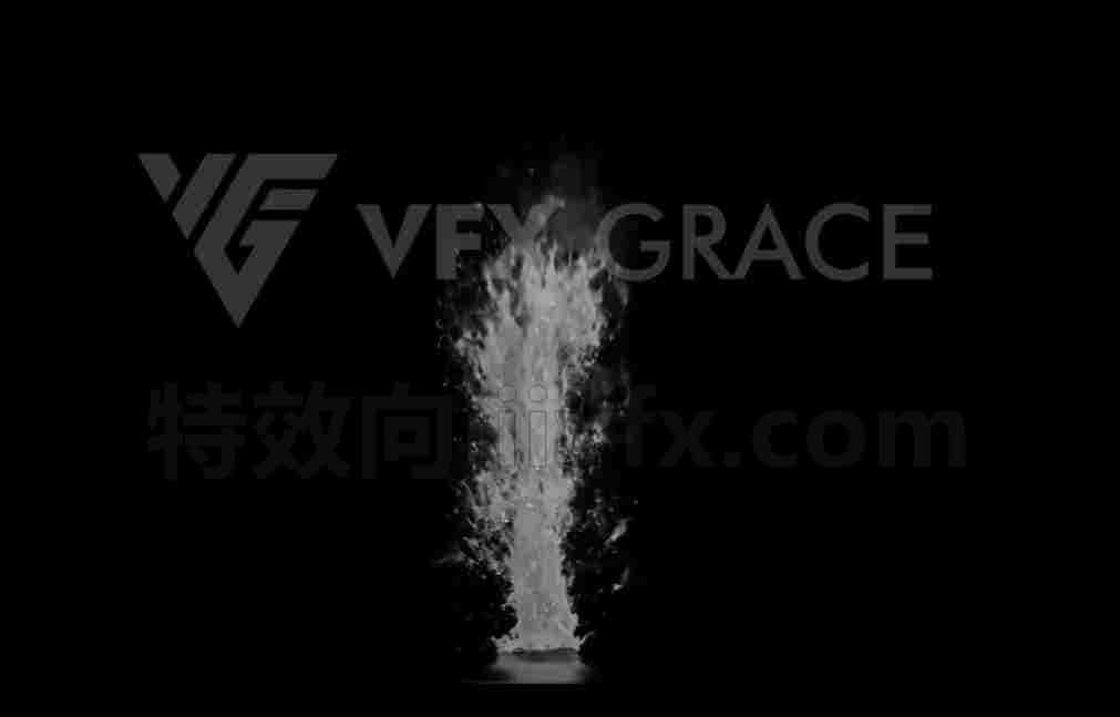 houdini水爆炸FLIP爆炸水花特效hip工程文件