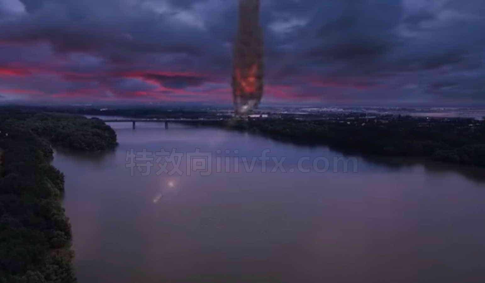 Houdini流星冲击水面Houdini meteor impact + hip file