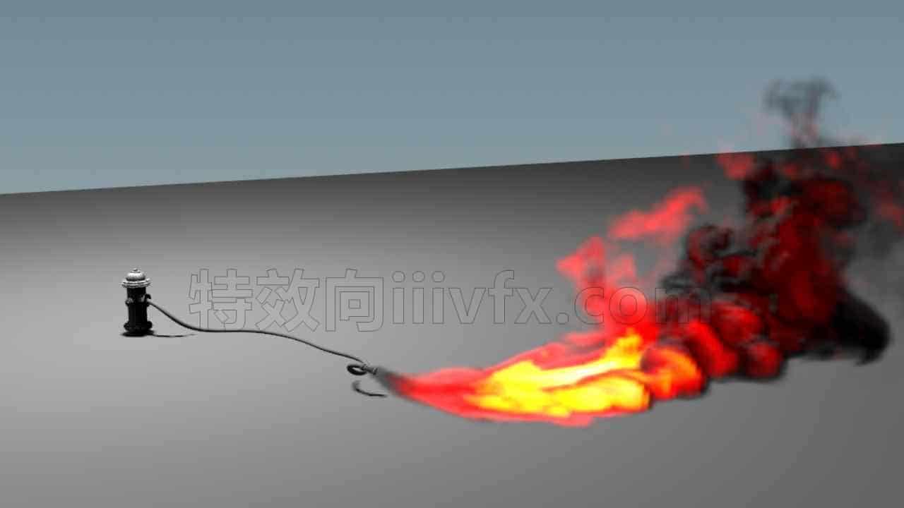 houdini消火栓特效hip工程