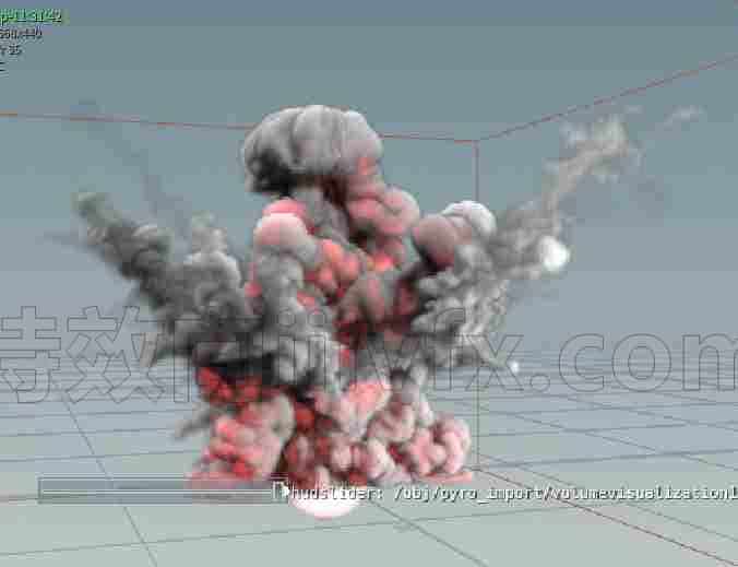 三维影视特效houdini爆炸pyro文件b
