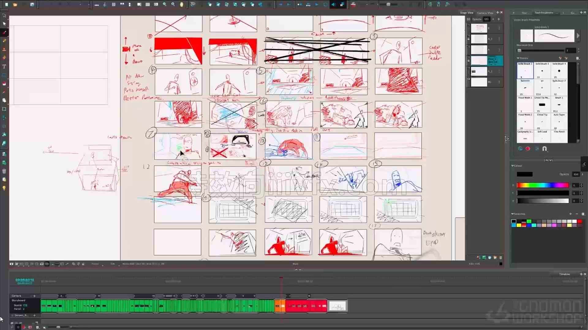电影游戏故事板卡通绘本分镜Storyboarding for Film & Games