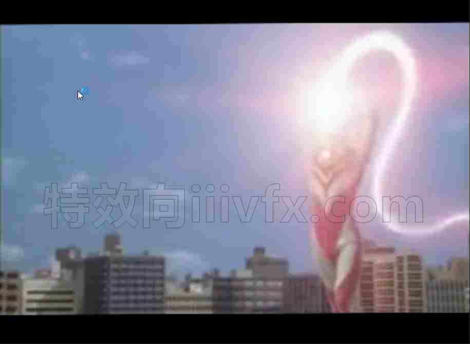 24 盖亚奥特曼光线特效光子冰刀AE工程文件素材