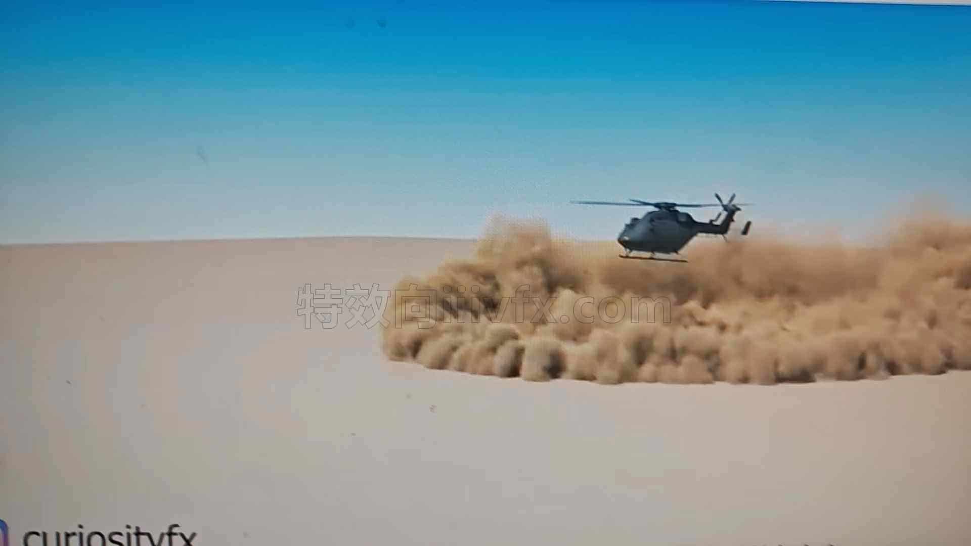 Houdini直升机旋翼烟尘Helicopter Rotor Dust in Houdini【专业国产翻译】