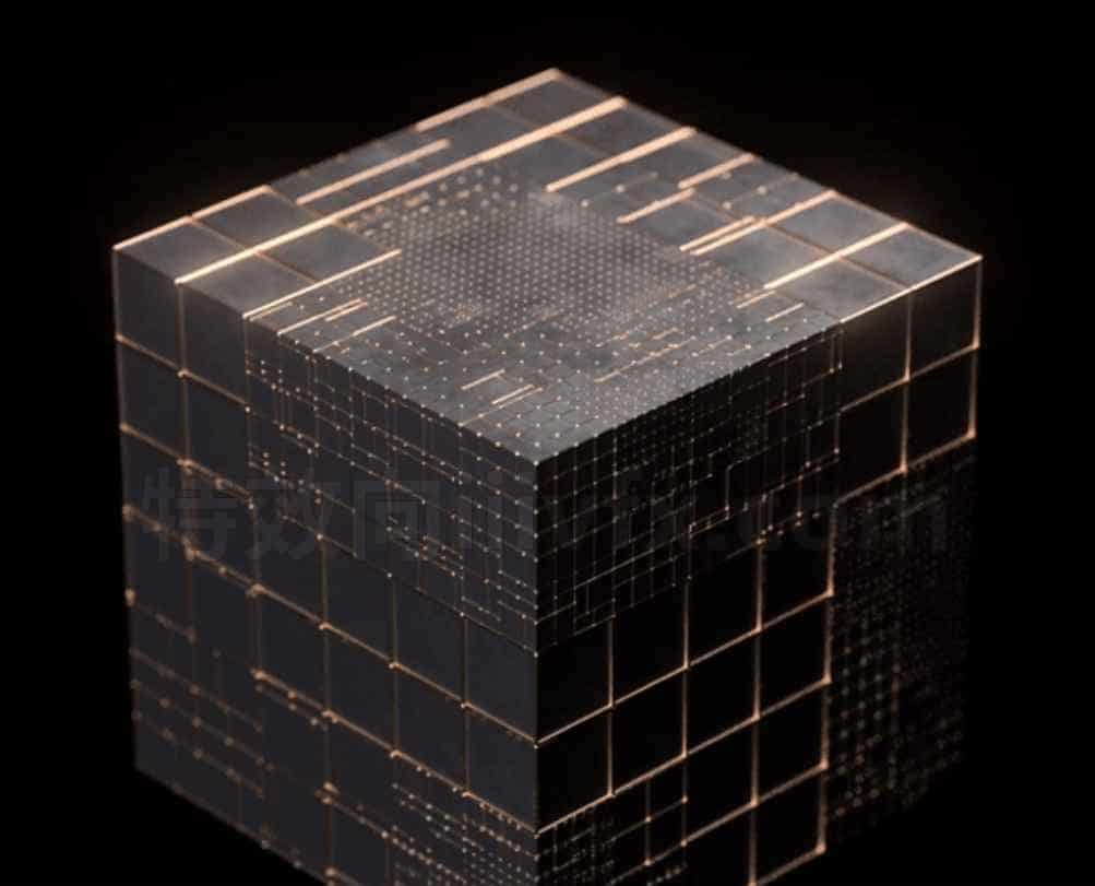 科技类box动画切割无限细分hip工程