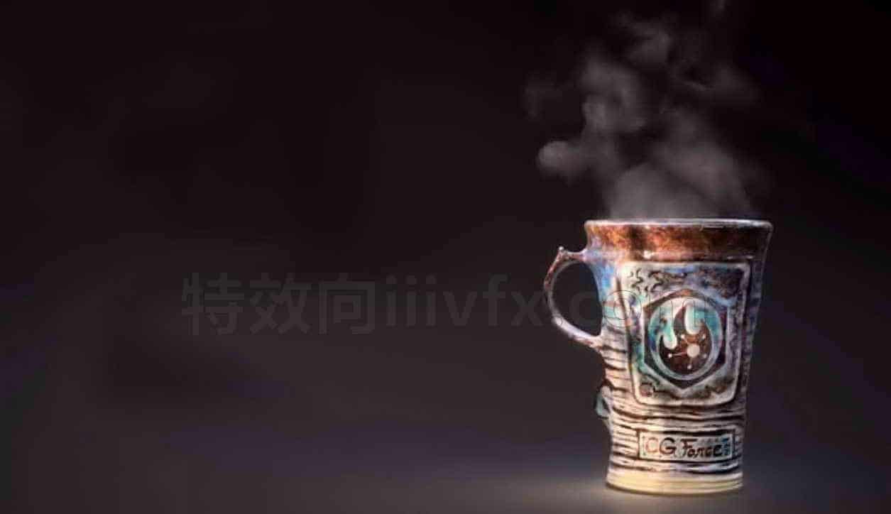 制作茶杯水雾Pyro