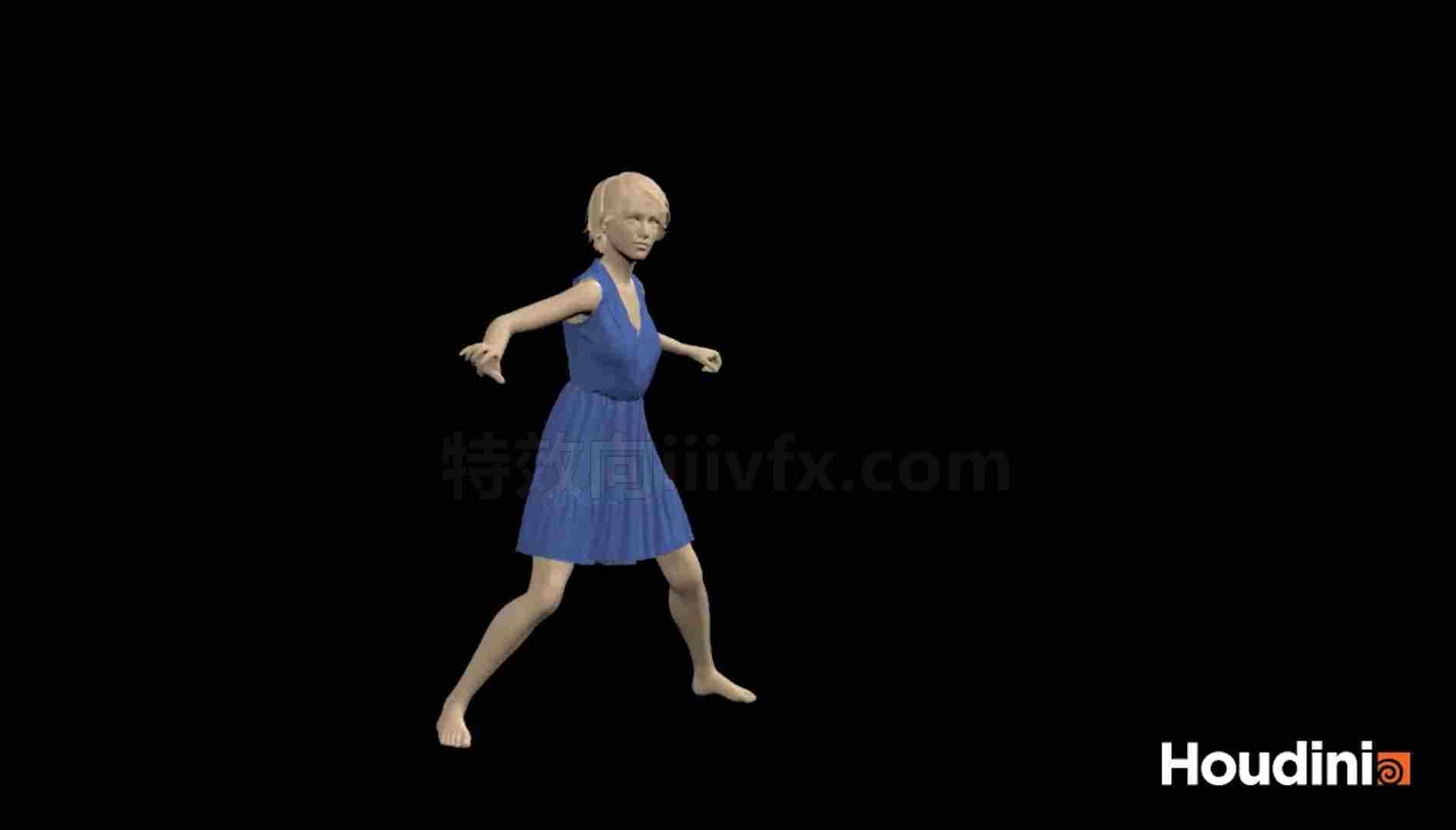 衣服Vellum最终模拟|zone系列hip工程