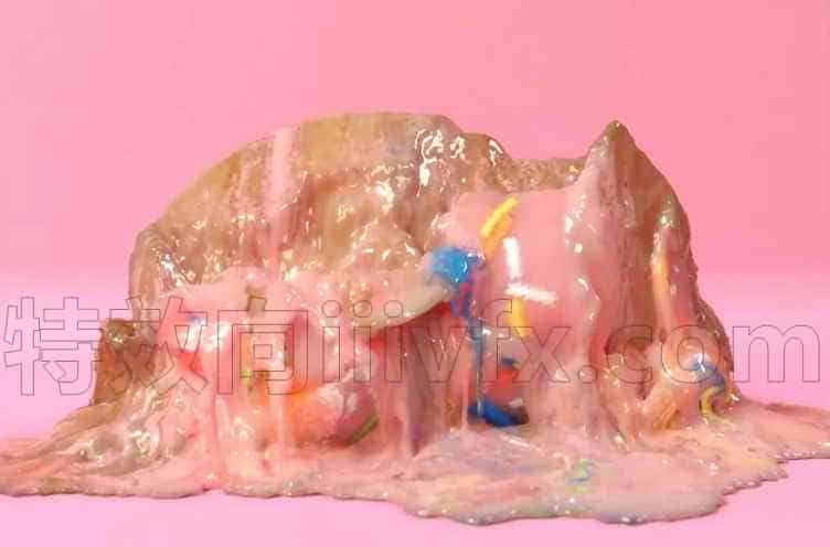 食物掉落碎开汁液效果goopy food fx BREAKDOWN (files included)