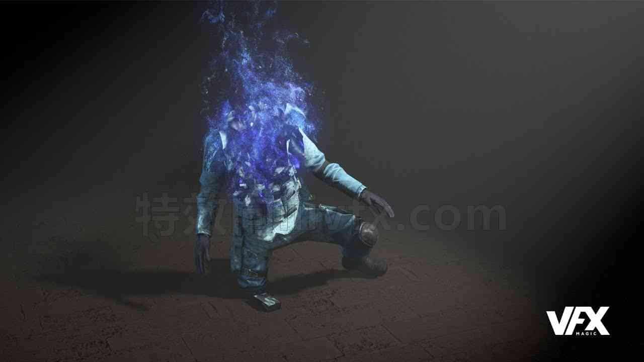 Houdini 20.5魔法解体消散工程Disintegration Effect ( Hip File )