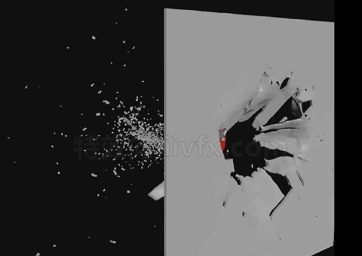 houdini18金属刚体变形断裂破碎特效 hip 工程文件