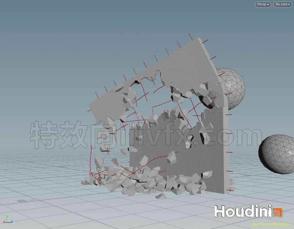 houdini破碎教程钢筋效果hip工程文件a
