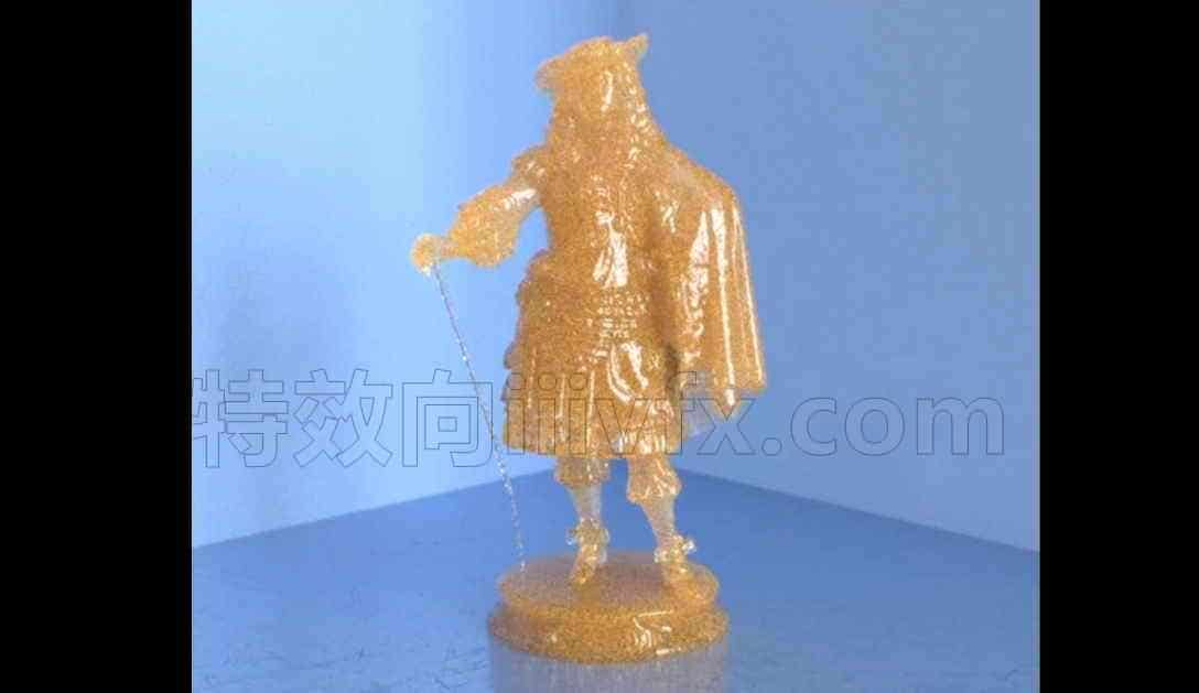 Houdini使用vellum制作果冻雕像破碎Houdini – Vellum breaking jelly statue (+hip file)虚幻搜索