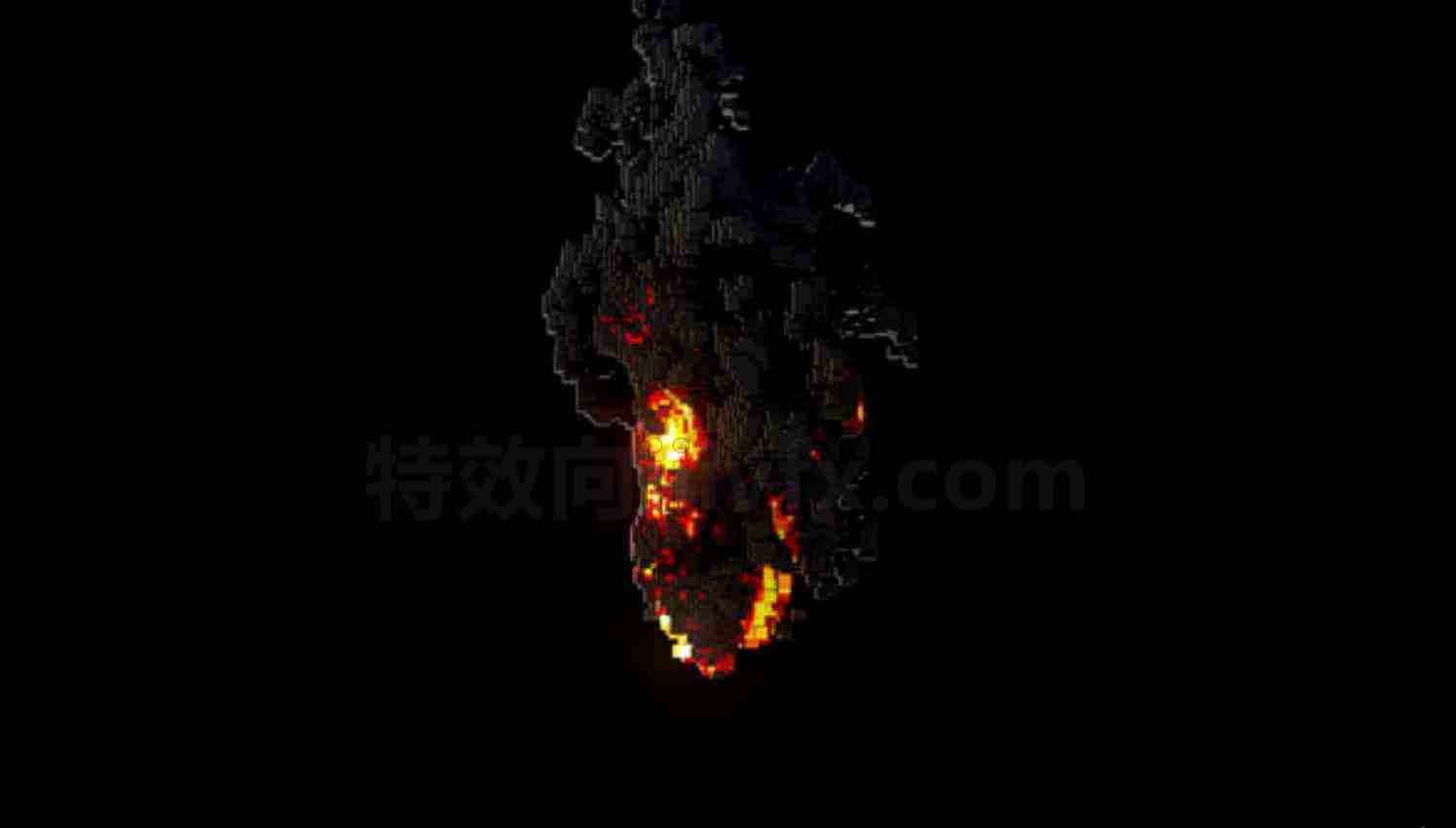 风格化烟火hip工程Houdini Lego Style Pyro