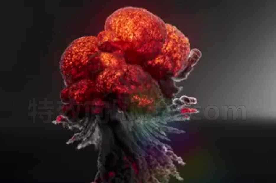 houdini爆炸特效pyro黑体烟雾hip工程文件