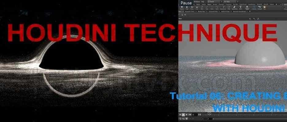 [视频已补]第48篇 Houdini制作黑洞效果教程CREATE BLACK HOLE WITH HOUDINI【专业国产翻译】
