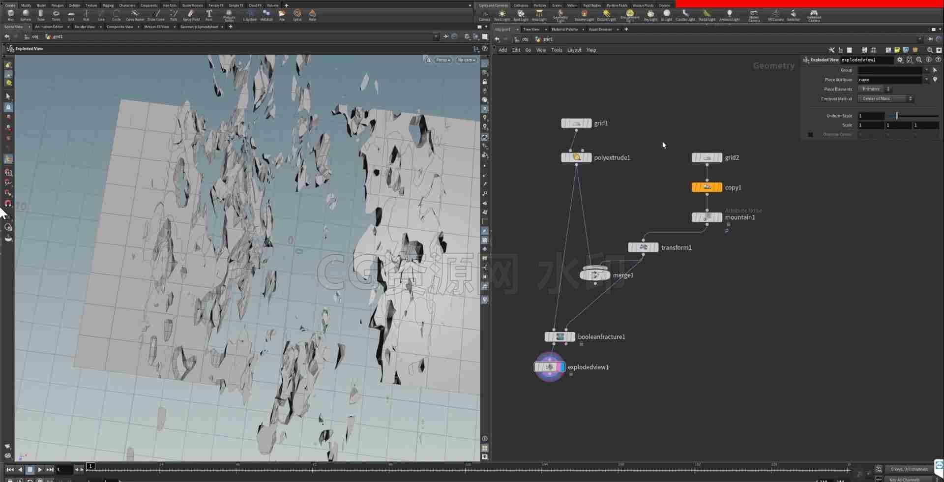 图片[2]-激活刚体破碎hip工程Activating RBDs in Houdini-B站/公众号:特效向