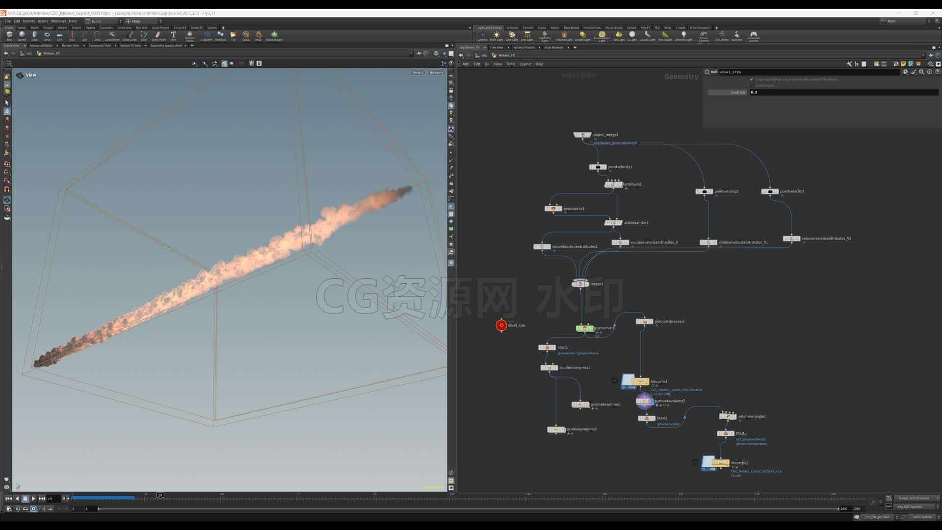 图片[4]-Houdini20.5 & UE5制作专业级特效爆炸环境 Cinematic FX & Environments in Houdini & Unreal Engine 5-B站/公众号:特效向