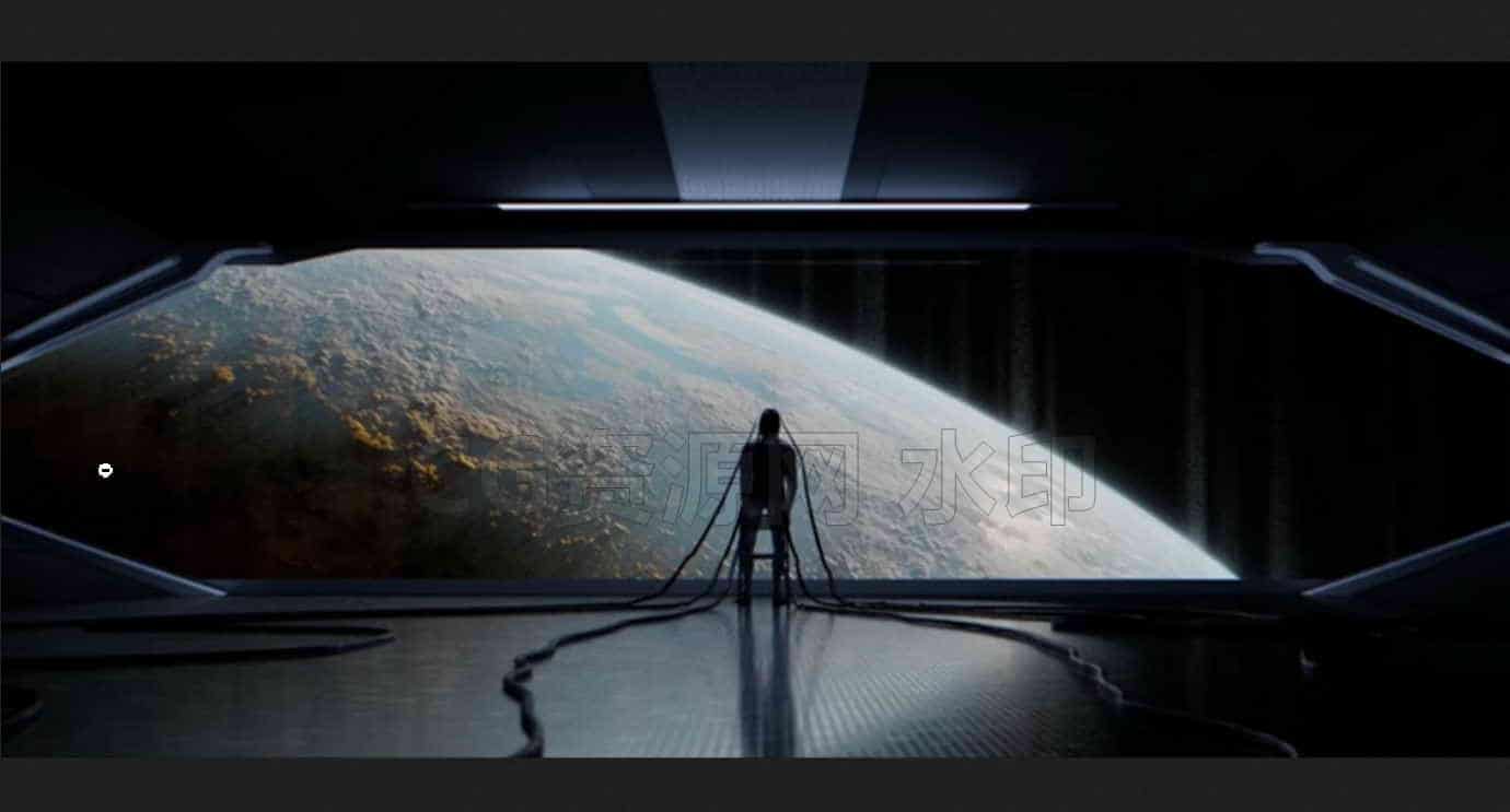 图片[4]-Blender科幻飞船电影场景建模渲染教程Blender 3D Create a Realistic Sci-Fi Movie Scene-B站/公众号:特效向